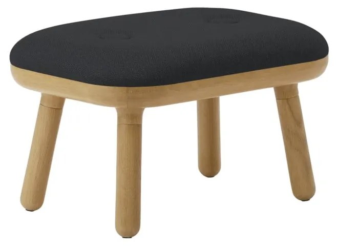 Стол в антрацитен и естествен цвят Paff Low – UMAGE