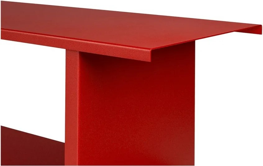 Червен метален стелаж 160x57x37 cm Hes – noo.ma