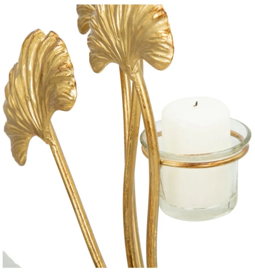 Железен свещник в златист цвят Iris - Mauro Ferretti