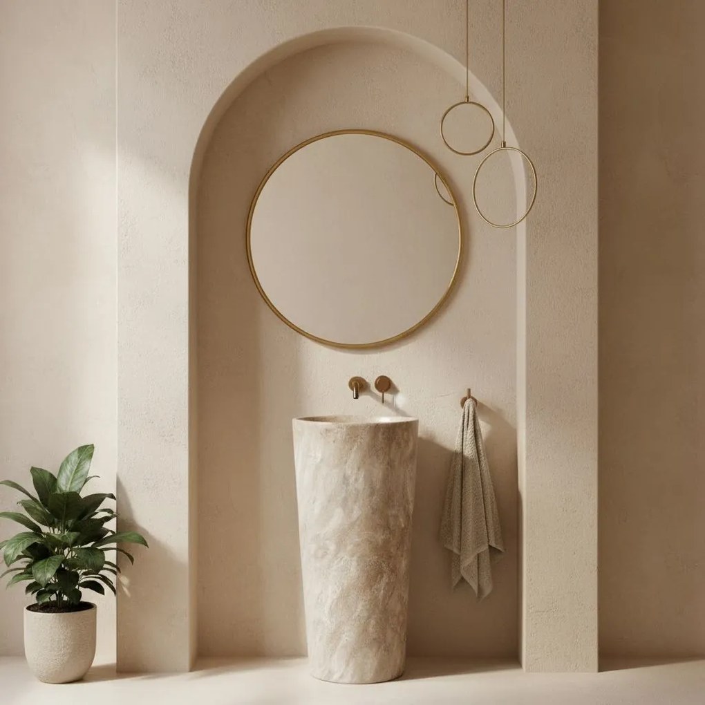 Закачалка за баня Tomi 5805 Brush Copper