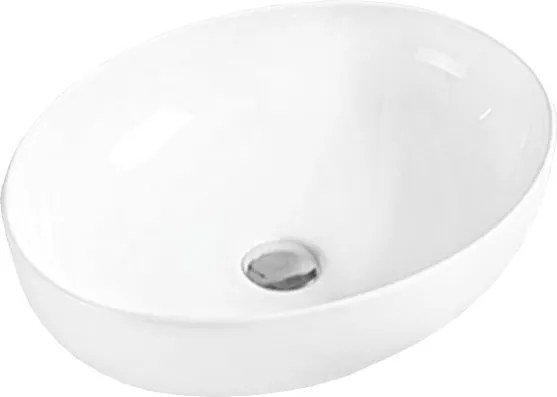 Mexen Jowita мивка за плот 52 x 39 см, бяла - 21355200