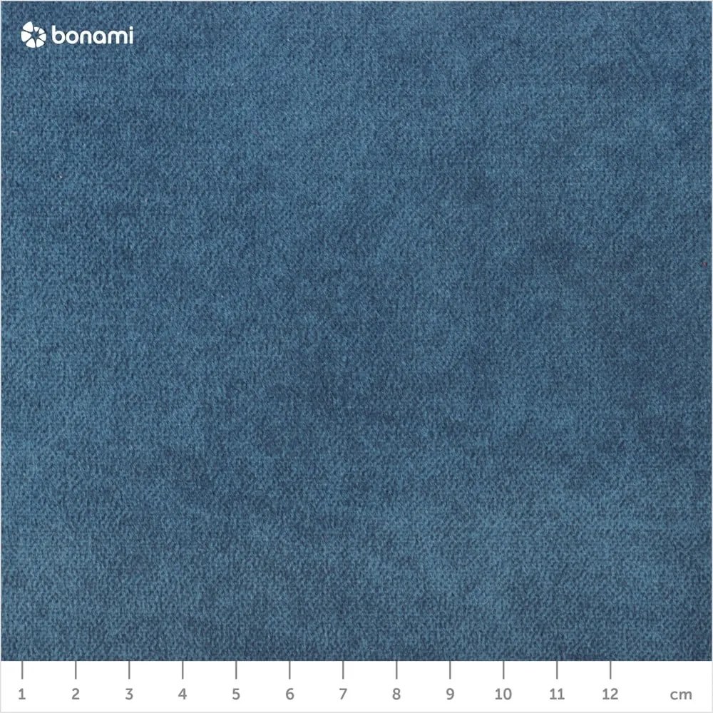 Тъмносиньо двойно тапицирано легло с включена подматрачна рамка 200x200 cm Tulsa – Ropez