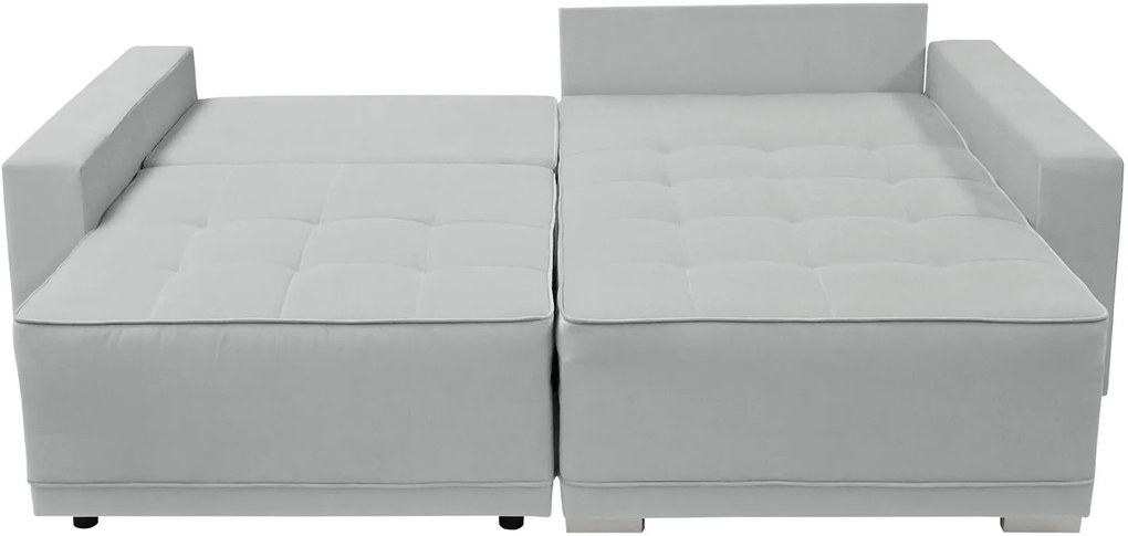 Ъглов диван Zeus M-Светло сив