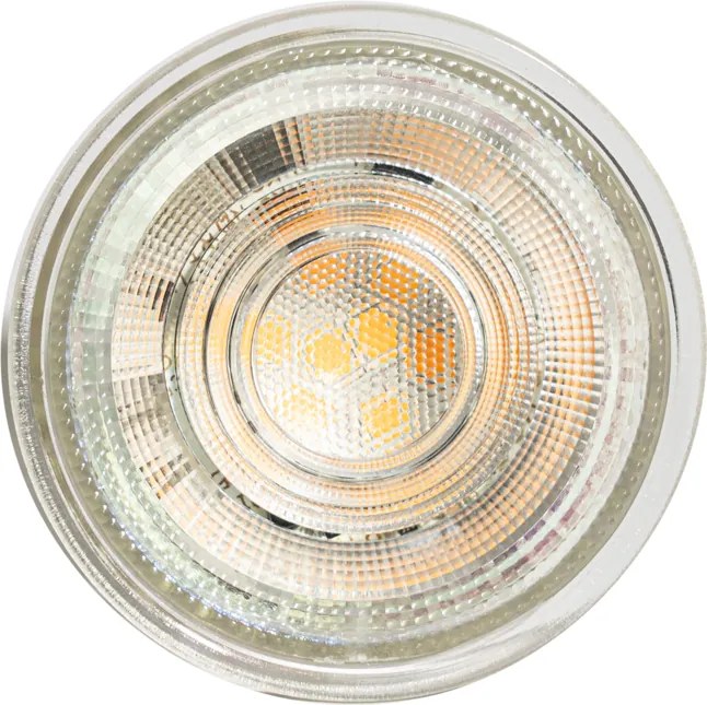 Комплект от 5 GU10 50mm димируеми в келвини LED крушки прозрачни 4.5W 345 lm 2000-2700K