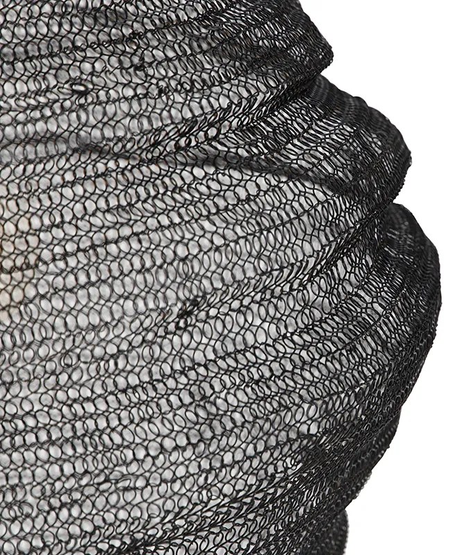 Ориенталски висящ аплик черен 60cm - Nidum