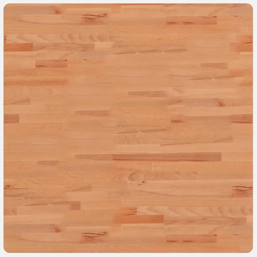 355982 vidaXL Плот за маса 80x80x4 см квадратен масивен бук