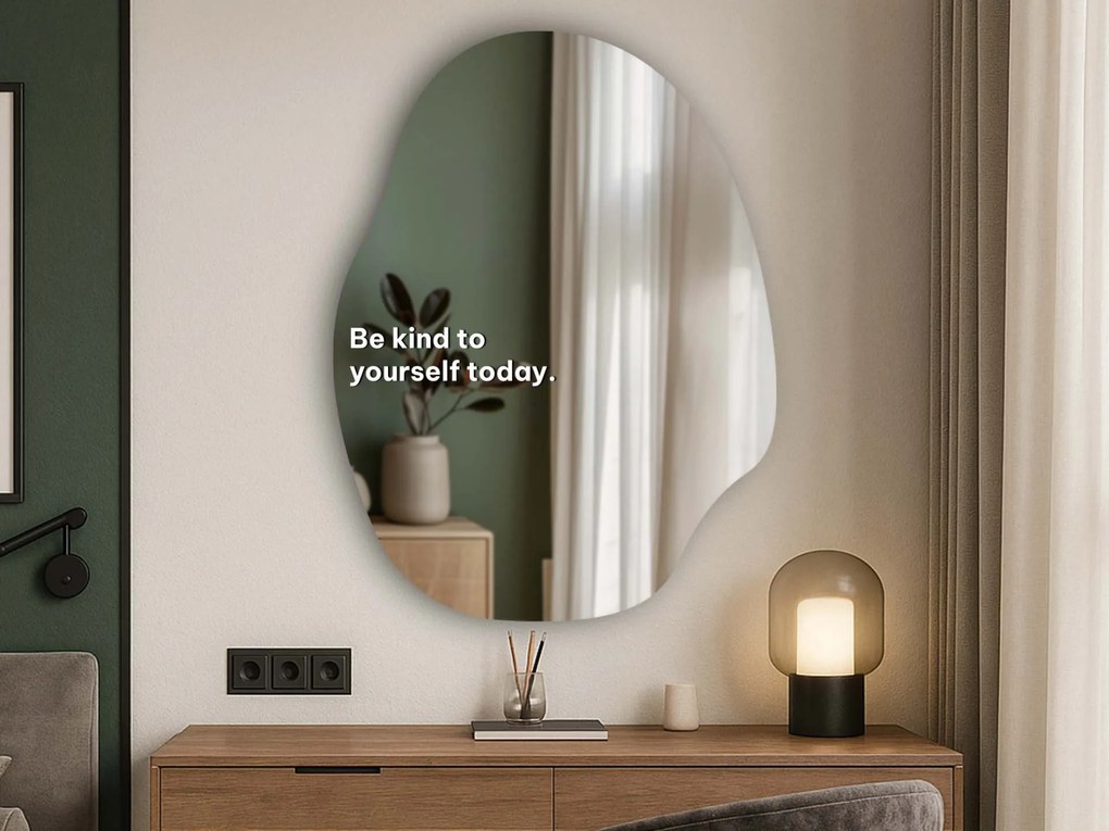 Стикер za огледало S26 – Be kind to yourself today.
