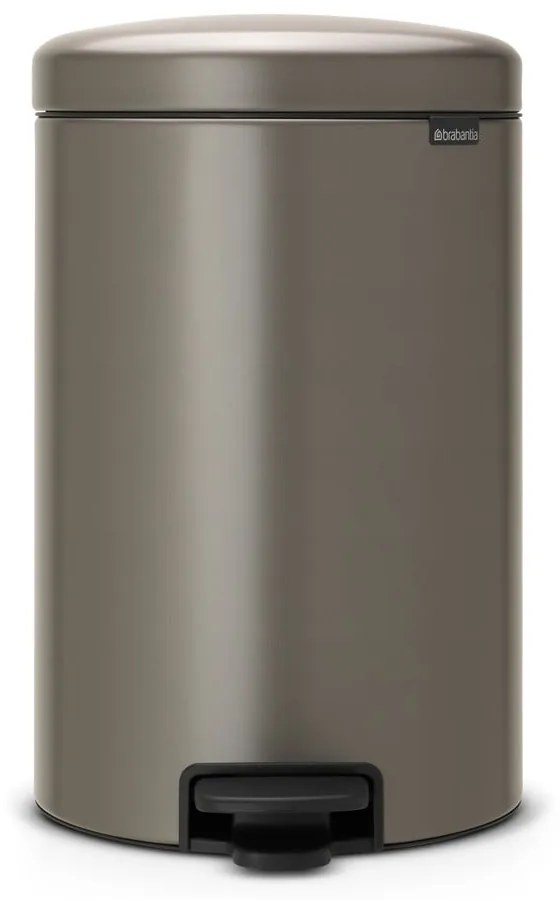 Сиво стоманено кошче за боклук с педал 20 l NewIcon – Brabantia
