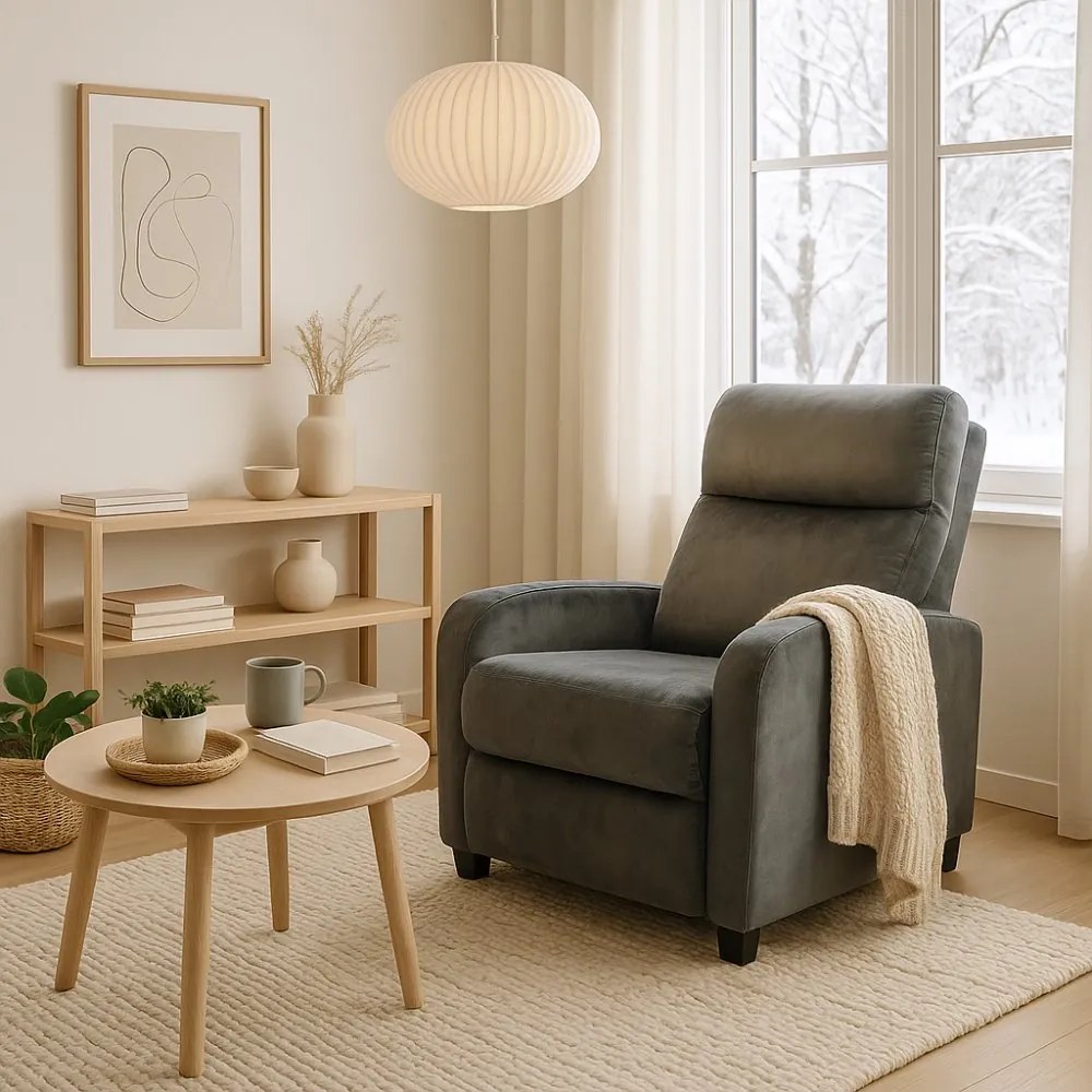 Луксозен релаксиращ фотьойл от кадифе