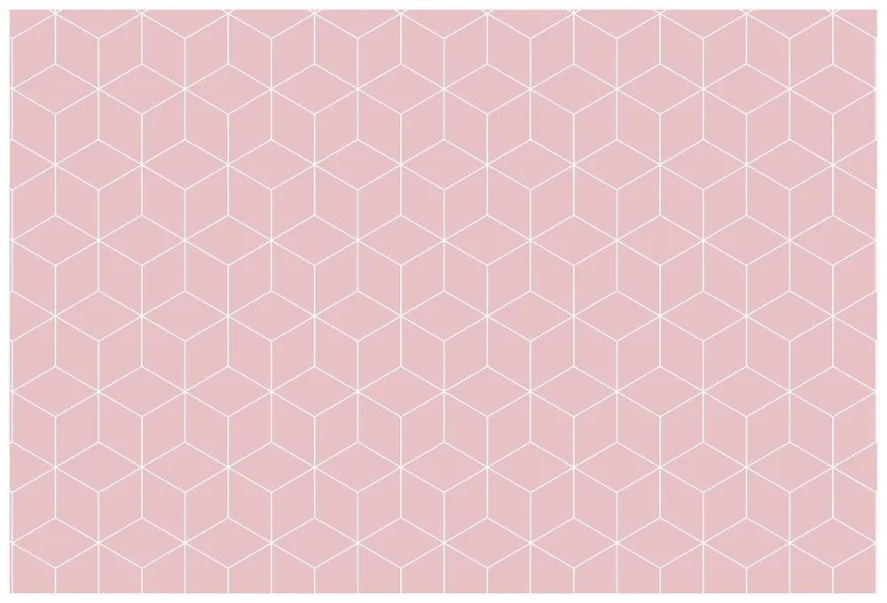 Самозалепващ тапет – Розови кубчета