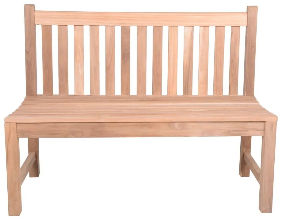 Градинска пейка от масивно дърво в естествен цвят Solo – Garden Pleasure