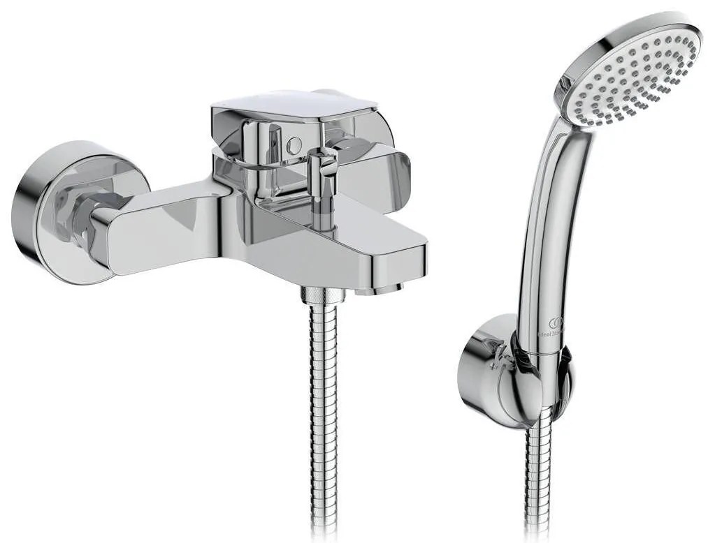 Стенен смесител за вана/ душ, Ceraplan, BD258AA, с аксесоари