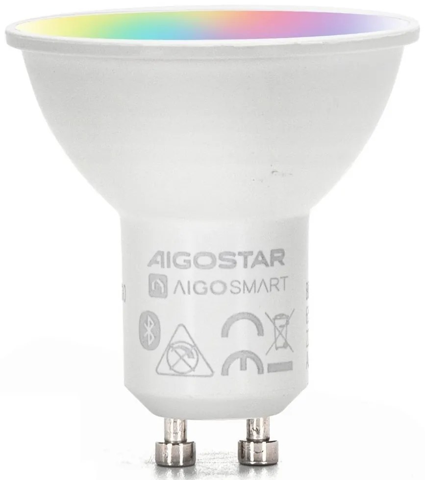 LED RGBW Димируема крушка GU10/4,9W/230V 2700-6500K - Aigostar