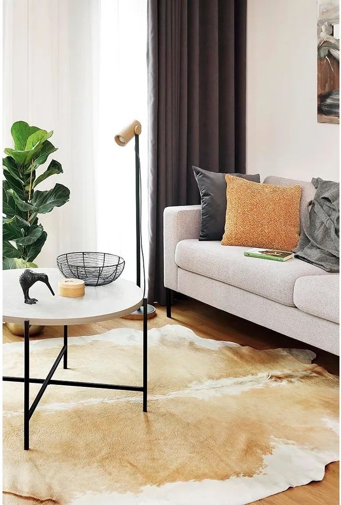 Бежова кожа 210x200 cm - Narma