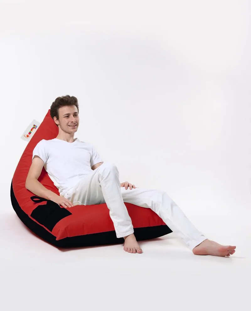 Градински пуф Pyramid Large Double Color Bed Pouf, цвят Червен
Черен