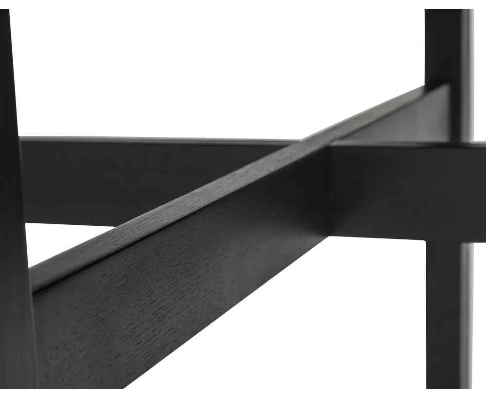 Черна кръгла трапезна маса ø 120 cm Fjord – Hübsch