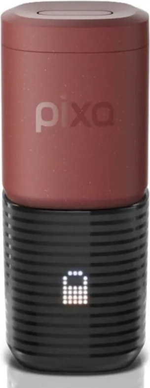 Преносима еспресо машина Wacaco Pixapresso, 20 bar, 9000 mAh, 120 мл, Мляно + капсули, LED тъч контрол, Червен