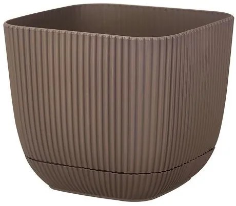 Horecano - Квадратна саксия №4 - 19.3x19.3xh17cm 4L ТЕРА (G-384-T)