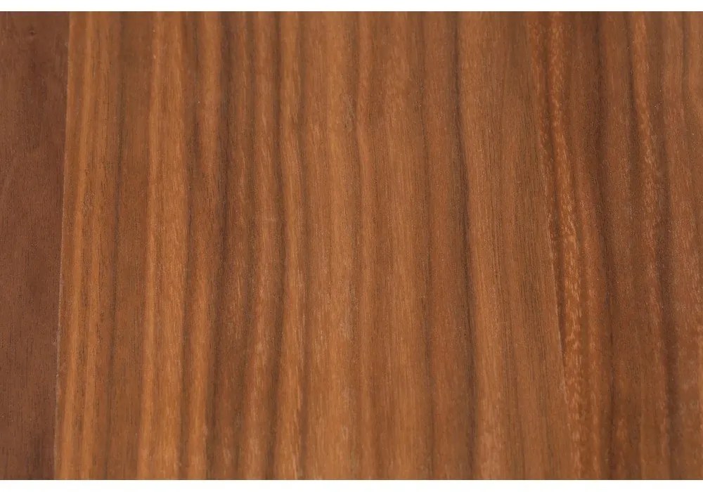 Сгъваема маса за хранене с плот от орехово дърво 80x120 cm Glimps - Zuiver