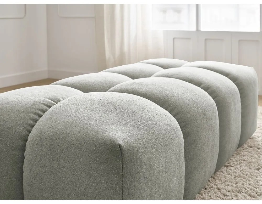 Светлосива шенилова табуретка Everest – Bobochic Paris