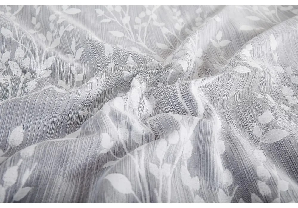 Сиво единично спално бельо от жакард 140x200 cm Boston – My House