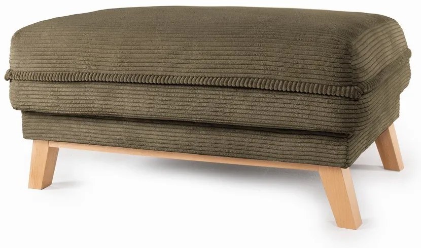 Зелена табуретка от рипсено кадифе Tori – Bonami Selection