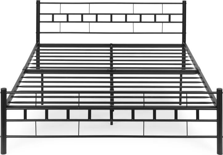 Модерно метално легло със стабилна рамка с минималистичен дизайн