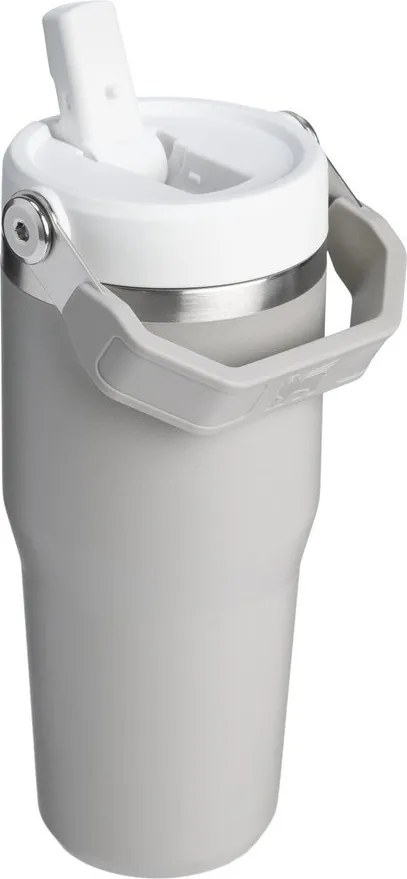 Светлосив термос от неръждаема стомана 410 ml IceFlow™ Flip Straw 2.0 Tumbler Ash – Stanley
