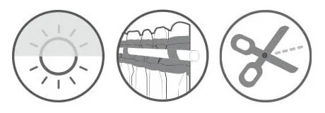 Бяла завеса от воал 135x245 cm Uni – Sehlbach