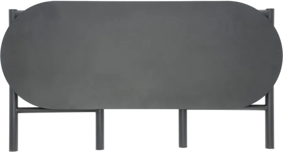 Черна градинска пейка метална Disc – Zone