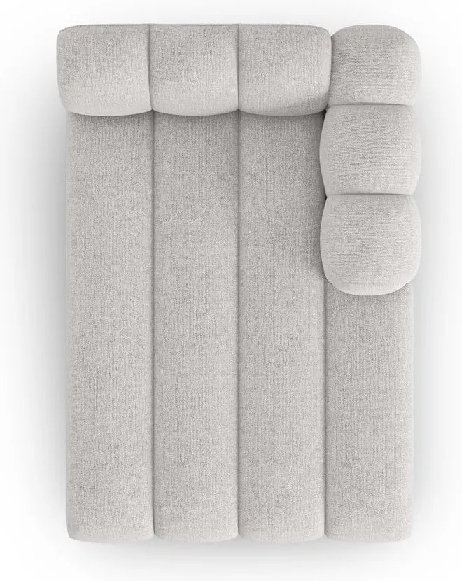 Светлосива лежанка (десен ъгъл) Lupine – Micadoni Home