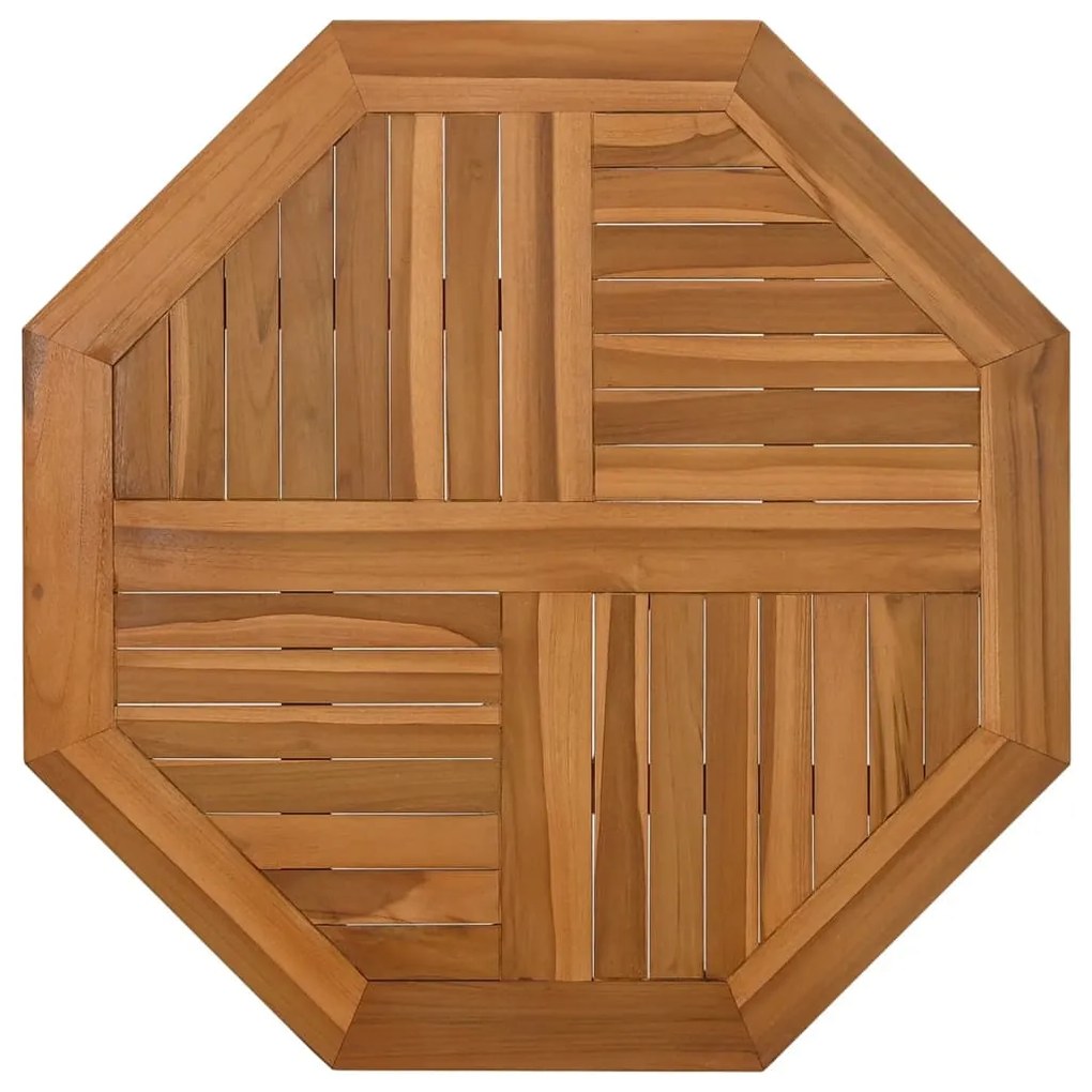 366666 vidaXL Плот за маса 80x80x2,5 см осмоъгълен масивен бук