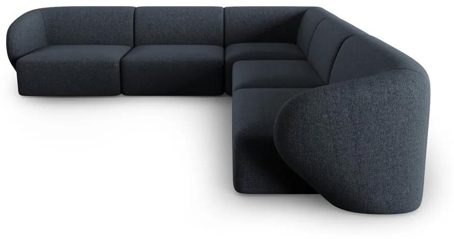 Тъмносин променлив ъглов диван Shane - Micadoni Home