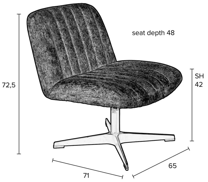 Тъмнозелен стол Belmond - White Label