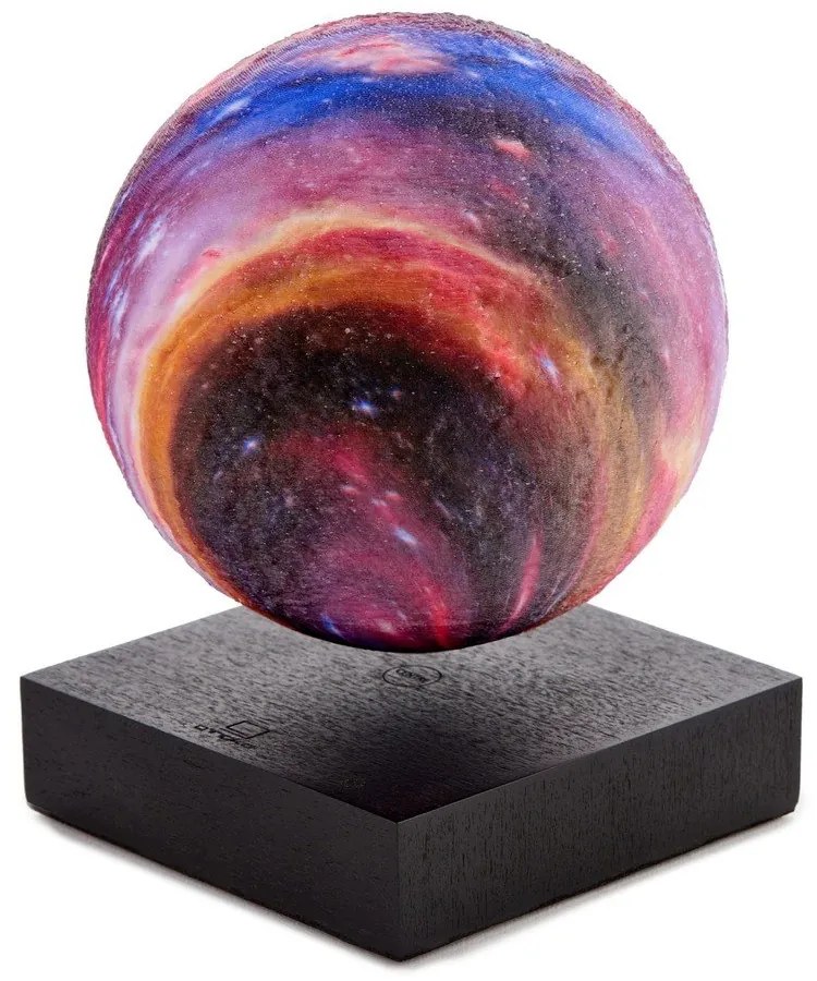 Черна светлинна декорация за контакт ø 12 cm Galaxy – Gingko