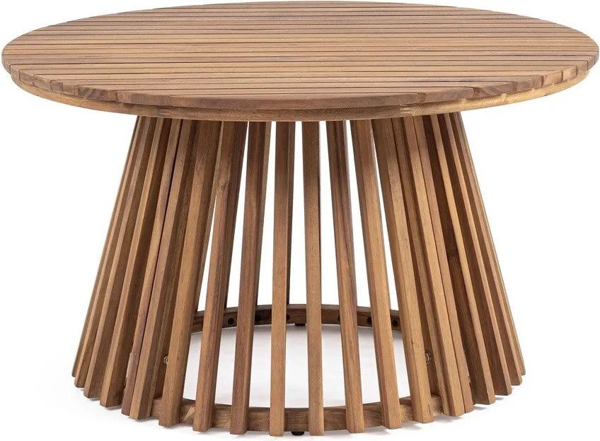 Кръгла градинска масичка за кафе от масивна акация ø 70 cm Rodano – Bizzotto