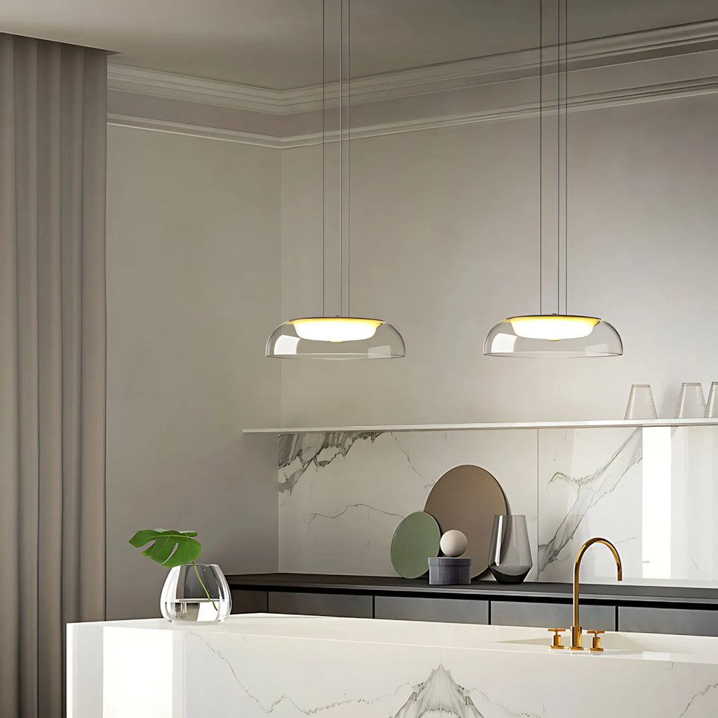 Висяща LED лампа APP1691-1PC Gold