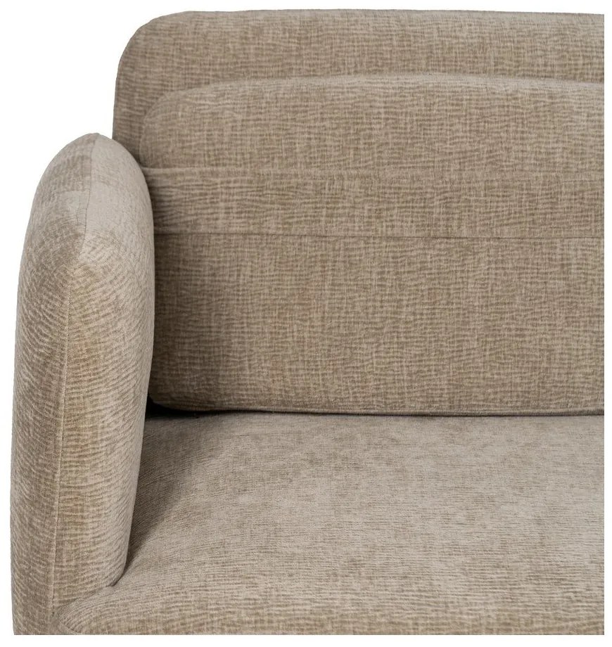 Бежов шенилов диван 127 cm Bind – Ixia