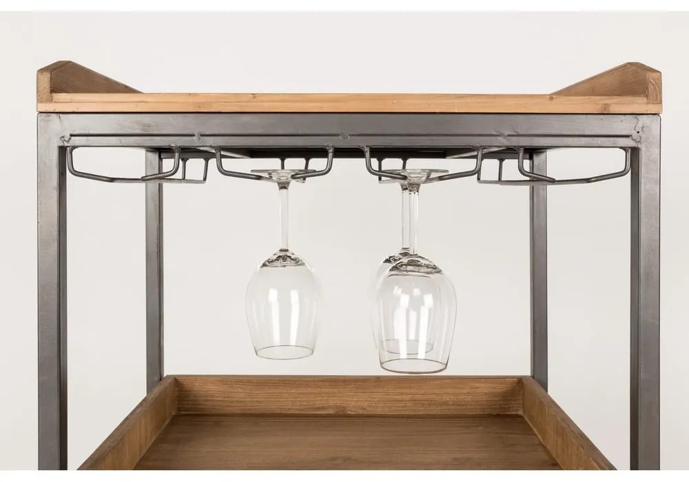 Шкаф за вино, изработен от елхово дърво Edgar - White Label