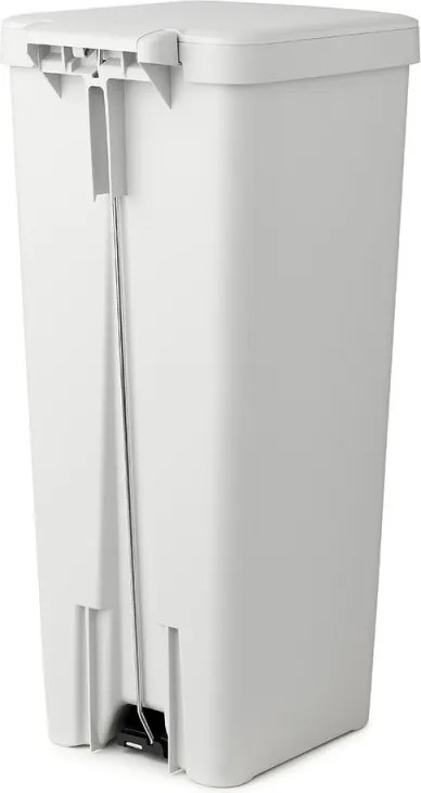 Кош за боклук с педал Brabantia StepUp 1005556, 40 л, Екологични материали, Голям отвор, Светлосив