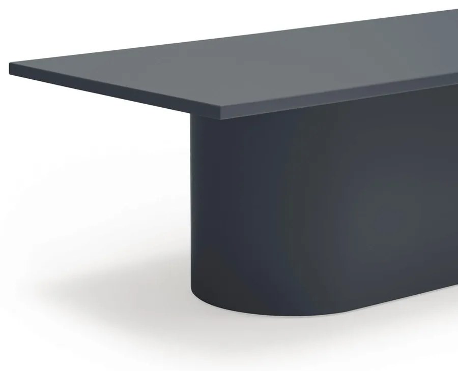 Антрацитна масичка за кафе 50x111 cm Totem – Teulat