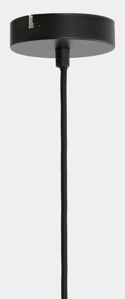 Висящо осветително тяло с текстилен абажур в цвят бордо ø 50 cm Malacia – Light & Living