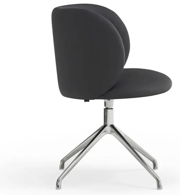 Черен тапициран трапезен стол Mogi – Teulat