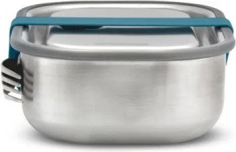 Кутия за храна Black+Blum BAM-SS-L005, 1 л, Правоъгълна, Подходяща за фурна, Без BPA, Неръждаема стомана, Син
