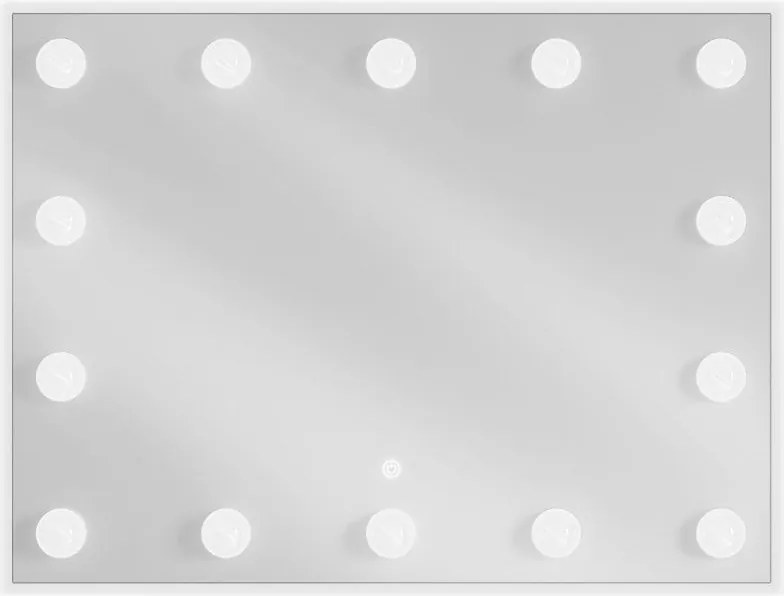 Mexen Dona осветено огледало за баня 80 x 60 см, LED 6000K, анти-пара - 9818-080-060-611-00