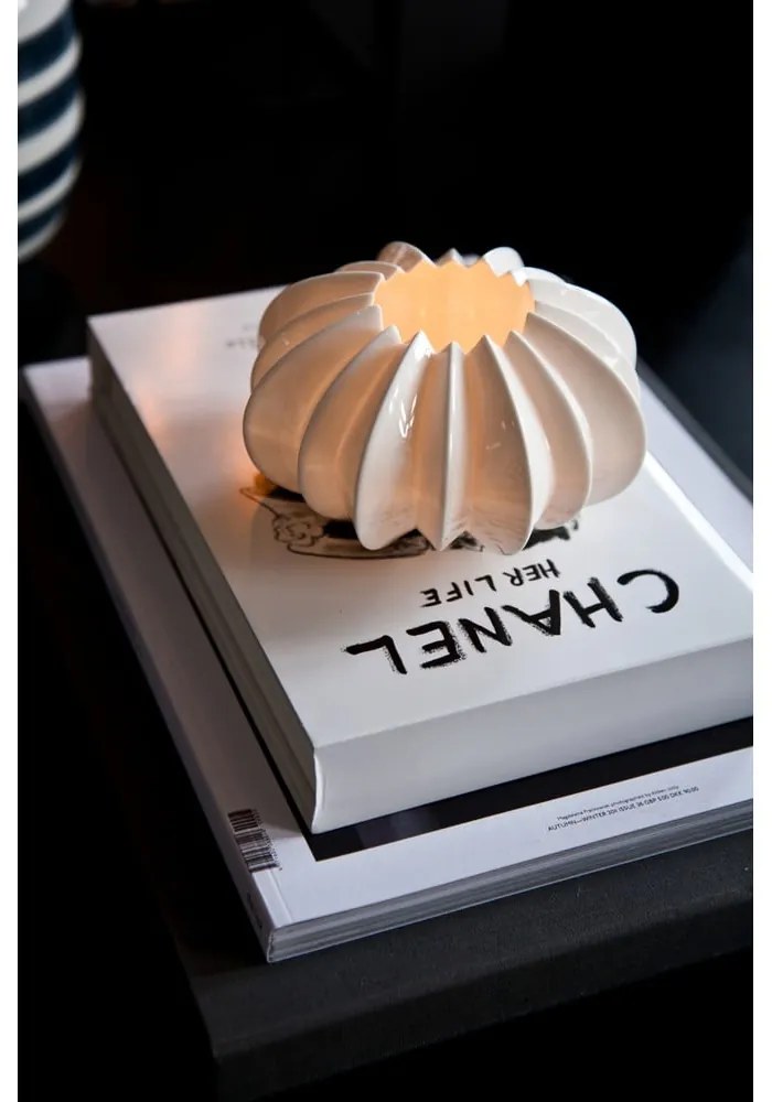 Бял порцеланов свещник , ⌀ 13,5 cm Stella - Kähler Design