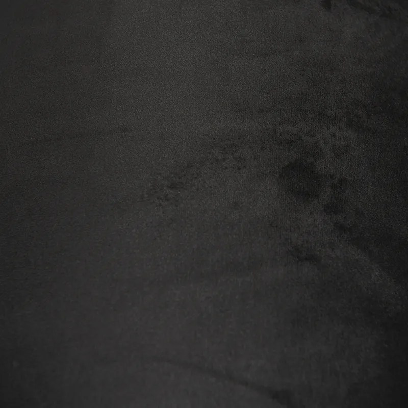 Кадифен абажур черен 40/40/40 със златист интериор