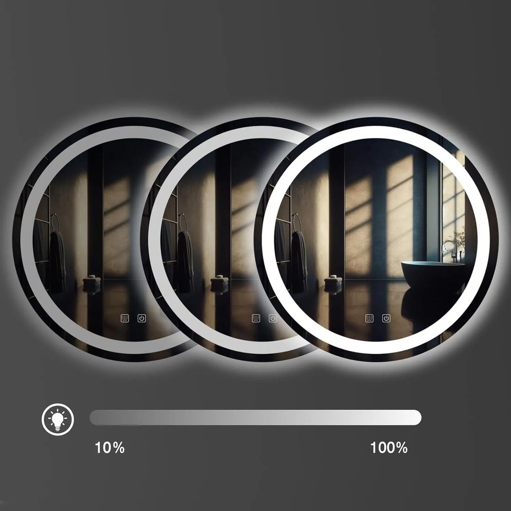 Огледало LED 100cm BAS