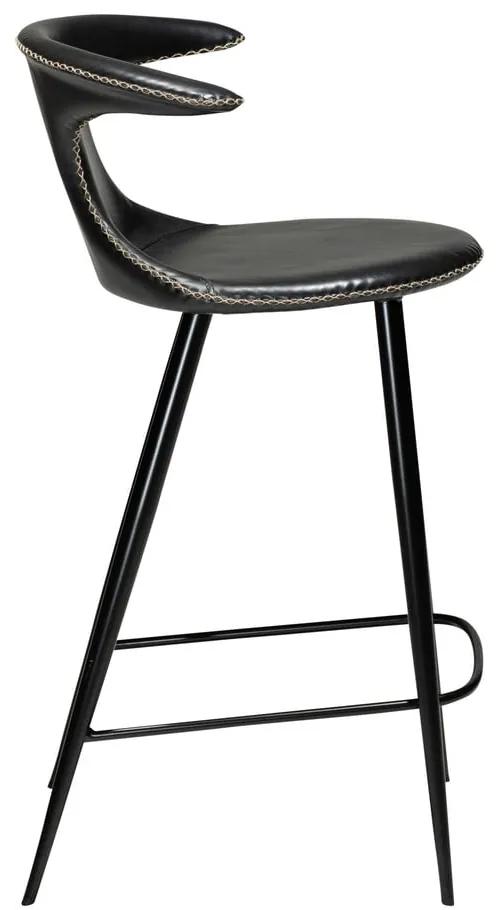 Черен бар стол от изкуствена кожа DAN-FORM Дания , височина 90 cm Flair - DAN-FORM Denmark
