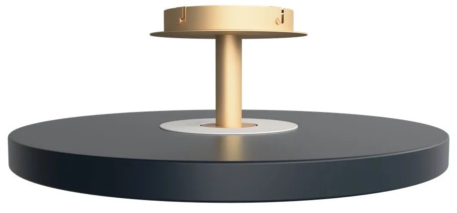 Антрацитно LED осветително тяло за таван ø 60 cm Asteria Up – UMAGE